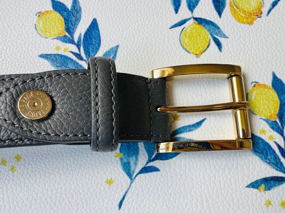 FAURE LE PAGE レザー ベルト 約104cm