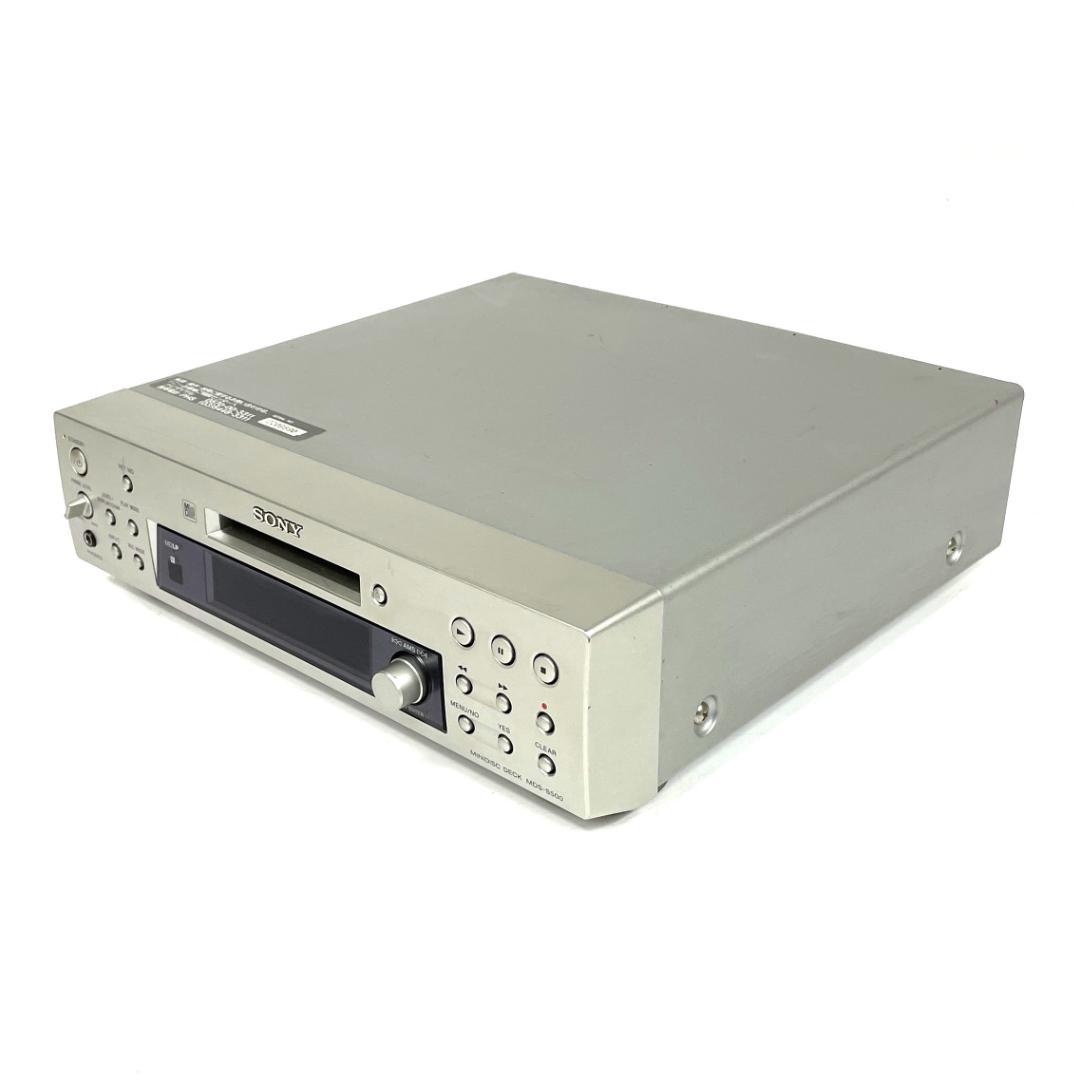 SONY MDS-S500 MDデッキ シルバー