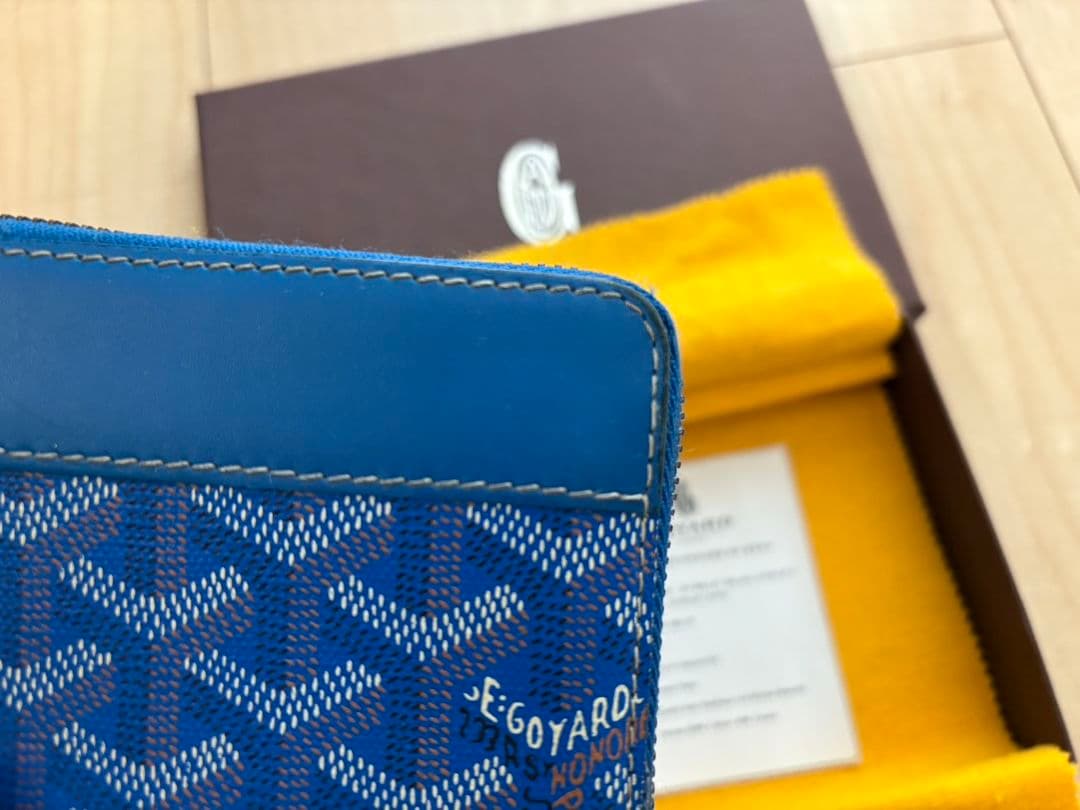 Goyard ブルー 長財布