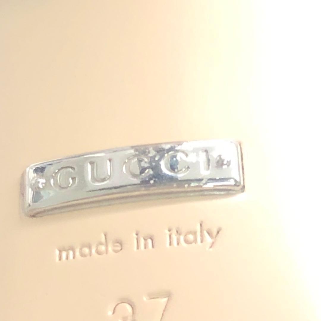 GUCCI グッチ インターロッキングG ライトグリーン ミュール