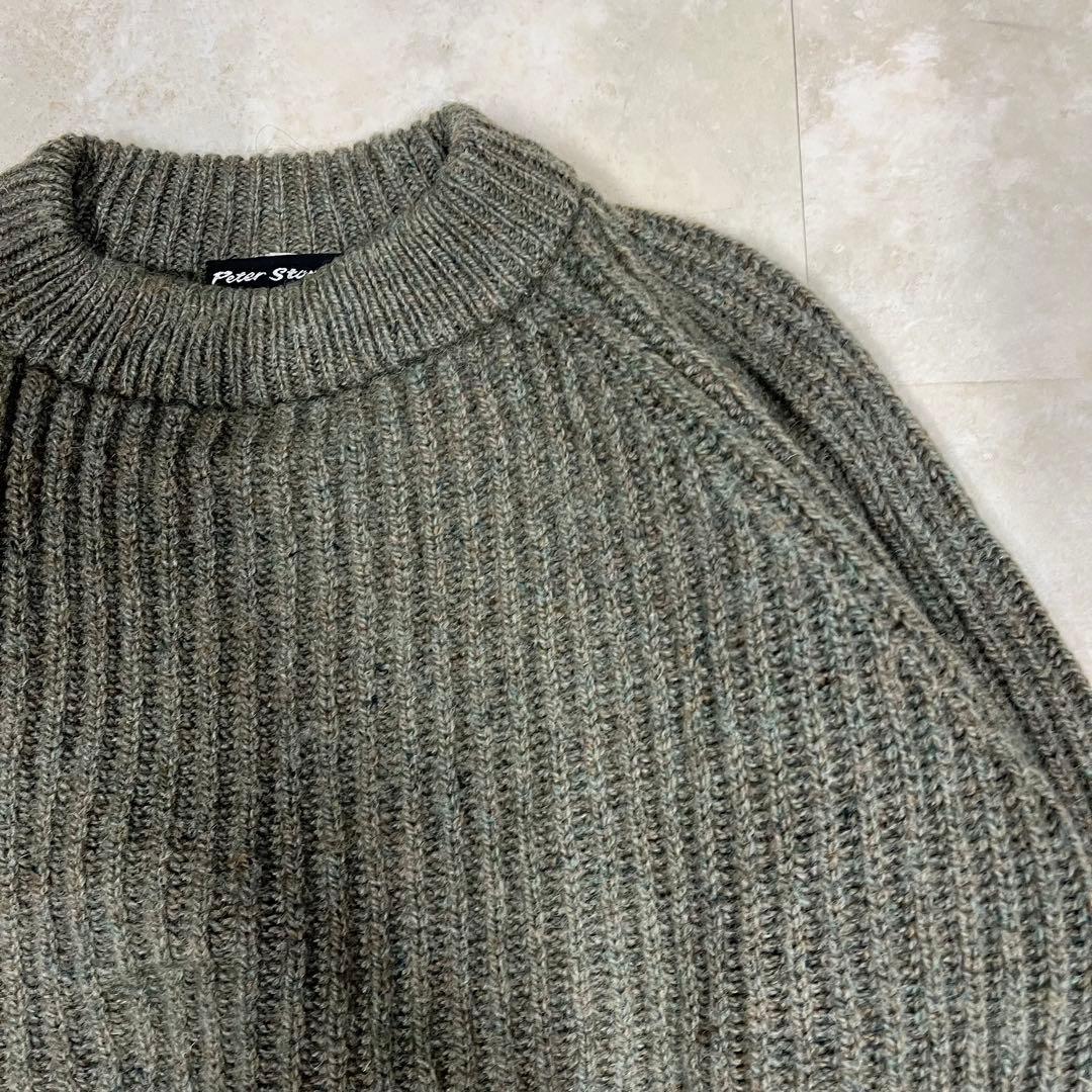 N*S様 80s Peter storm オイルドウールニットセーター イギリス