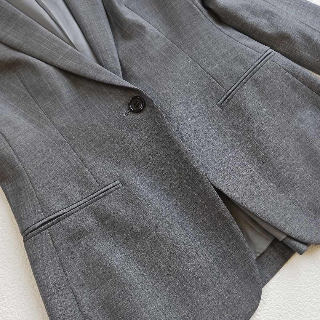 極美品♬セオリーリュクス　パンツスーツ　グレー　小さいサイズ34～36　ビジネス