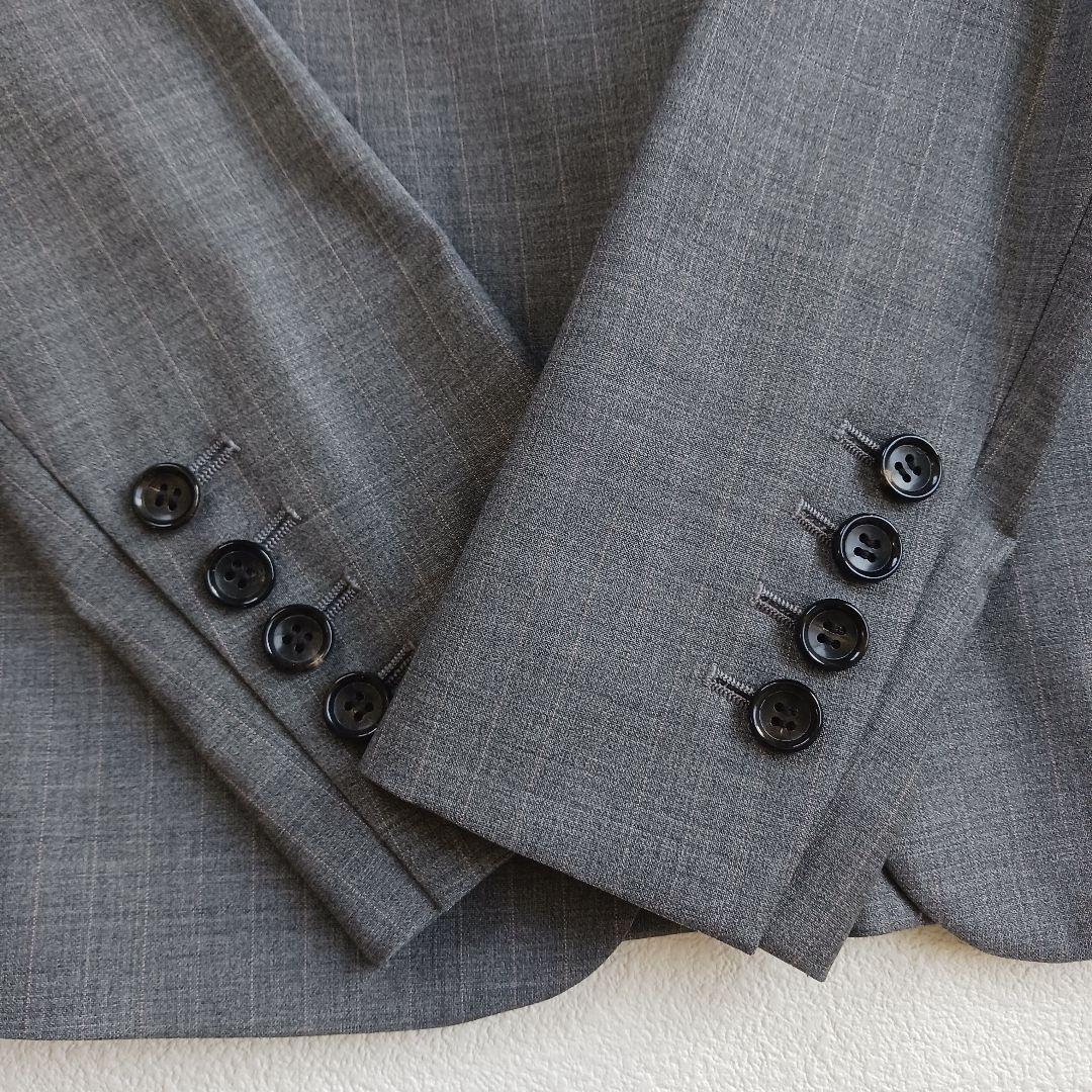 極美品♬セオリーリュクス　パンツスーツ　グレー　小さいサイズ34～36　ビジネス