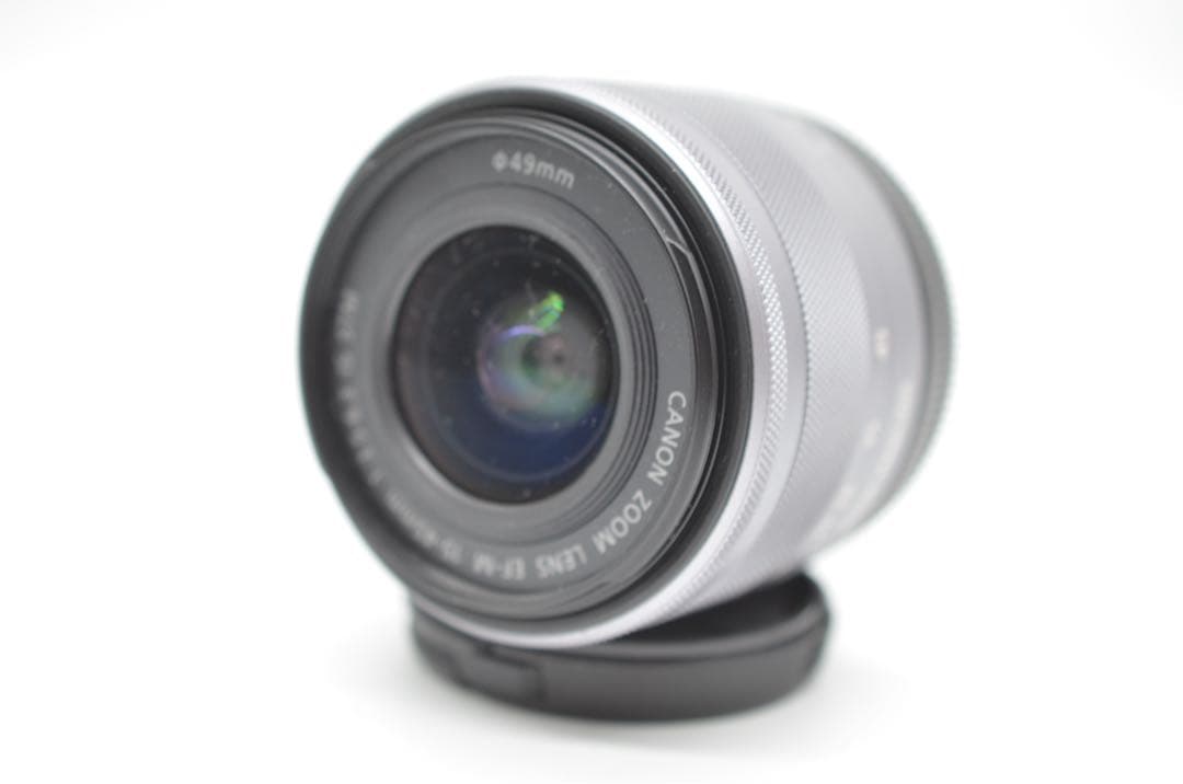 Canon カメラ EOS Kiss M2 ダブルズームキット ホワイト