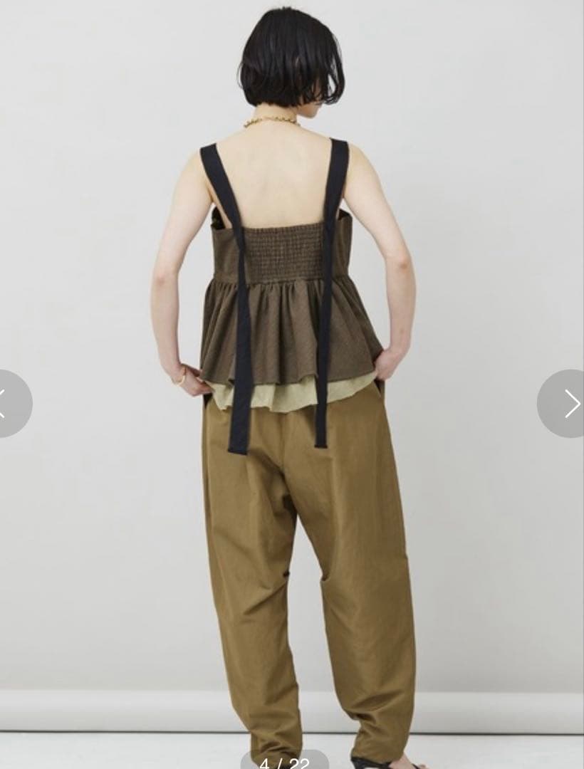 Curensology★カレンソロジー　プリペラ　ビスチェ　ブラウン