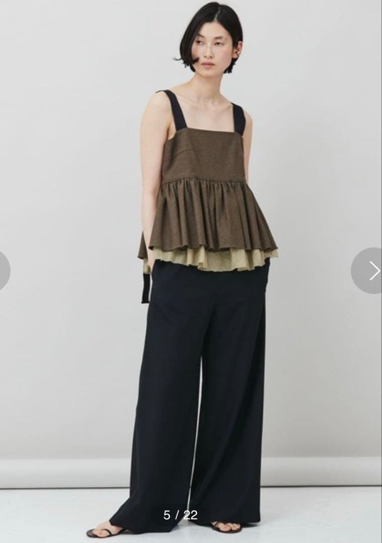 Curensology★カレンソロジー　プリペラ　ビスチェ　ブラウン