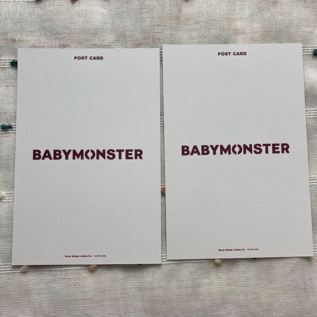 BABYMONSTER ベビモン 5.11.12 B賞 アサ ポストカード