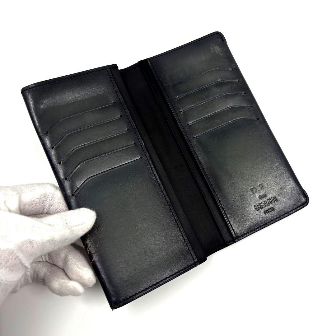 ✨希少✨　Berluti 長財布　札入れ　カリグラフィ　ゴールデンパティーヌ