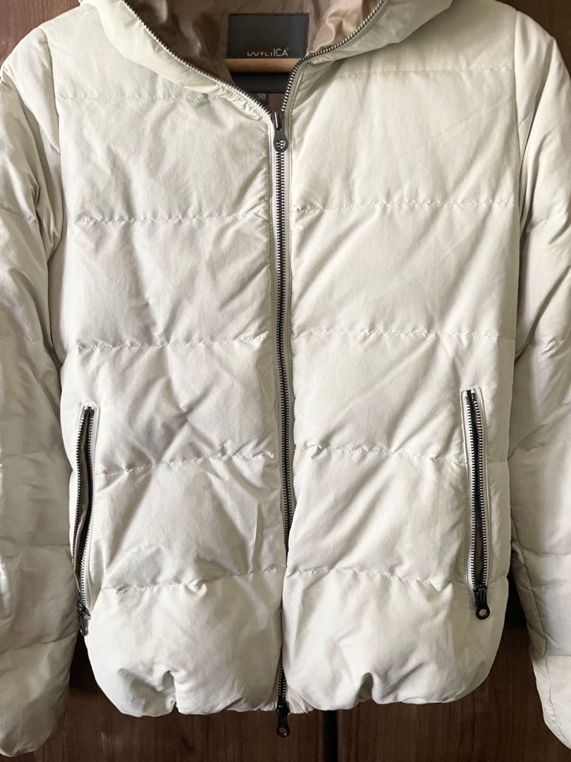 美品 DUVETICA Down Jacket Coat Off White