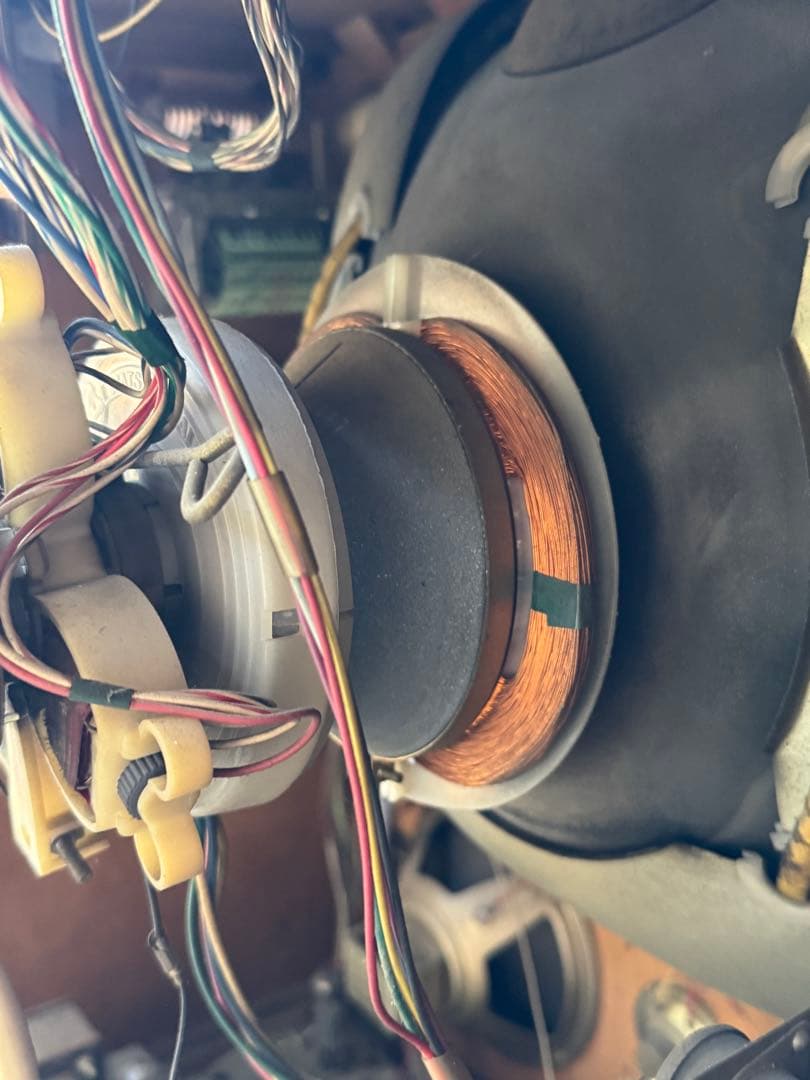 National テレビ　木製枠　昭和レトロ