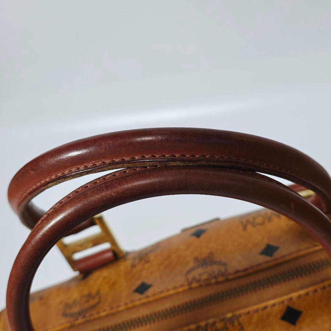 エムシーエム　MCM　ミニボストンバッグ　ハンドバッグ　ヴィセトス柄　鑑定書付き