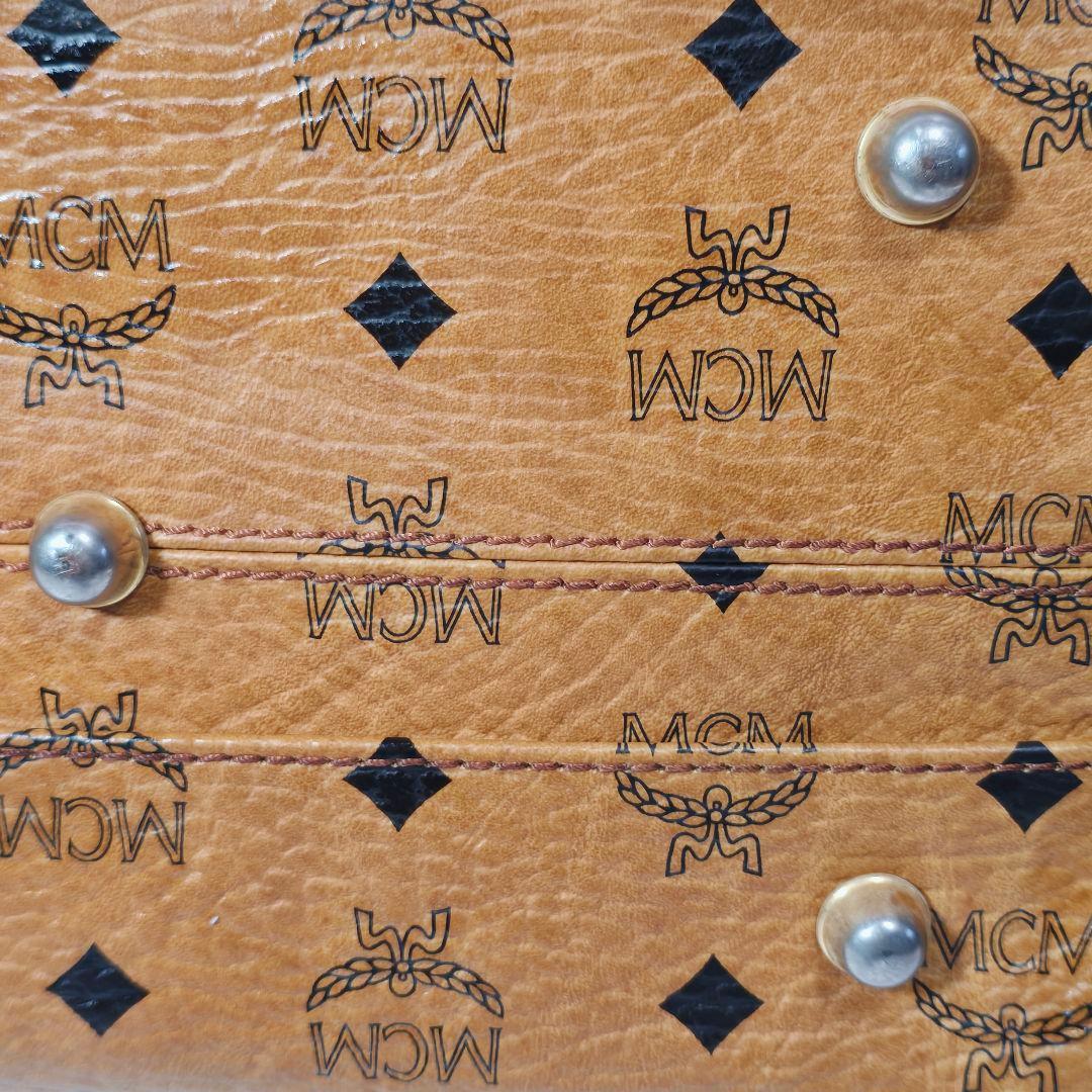 エムシーエム　MCM　ミニボストンバッグ　ハンドバッグ　ヴィセトス柄　鑑定書付き