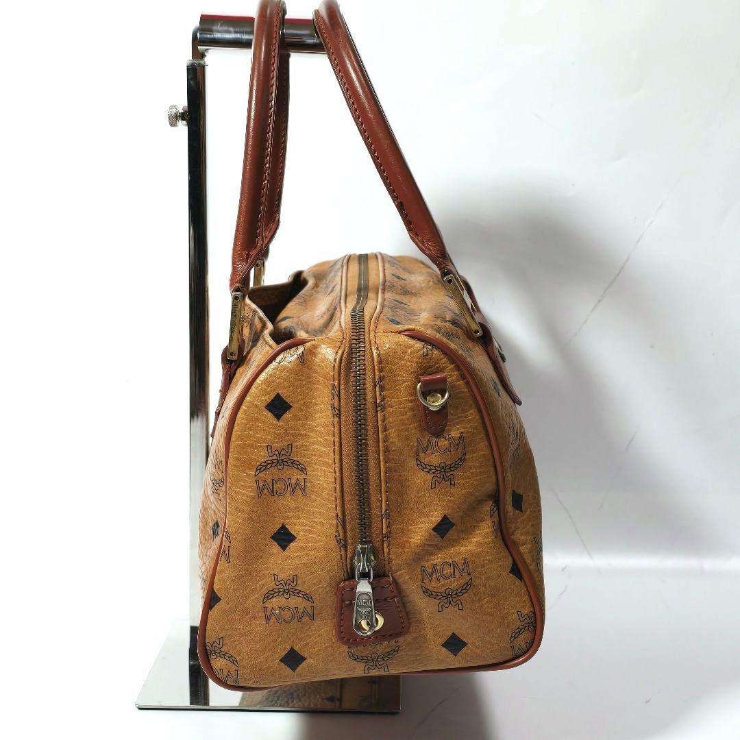 エムシーエム　MCM　ミニボストンバッグ　ハンドバッグ　ヴィセトス柄　鑑定書付き