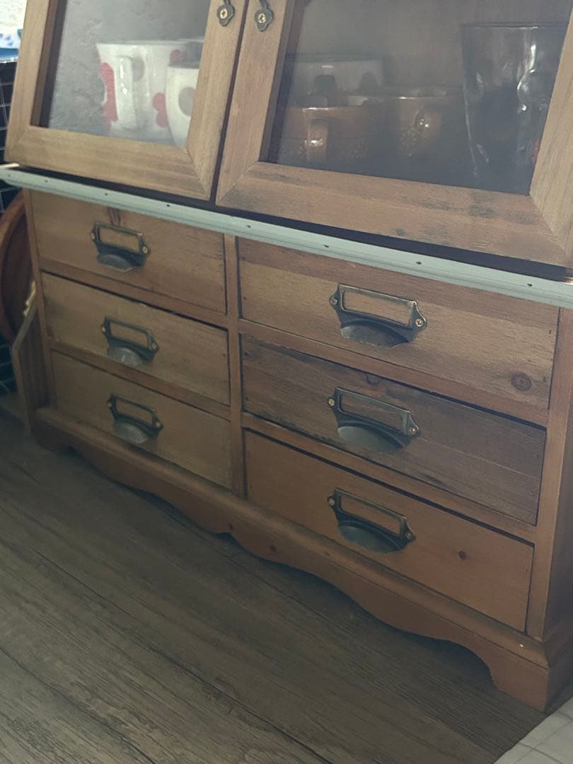 木製キャビネット フレンチ カントリー ブロカント