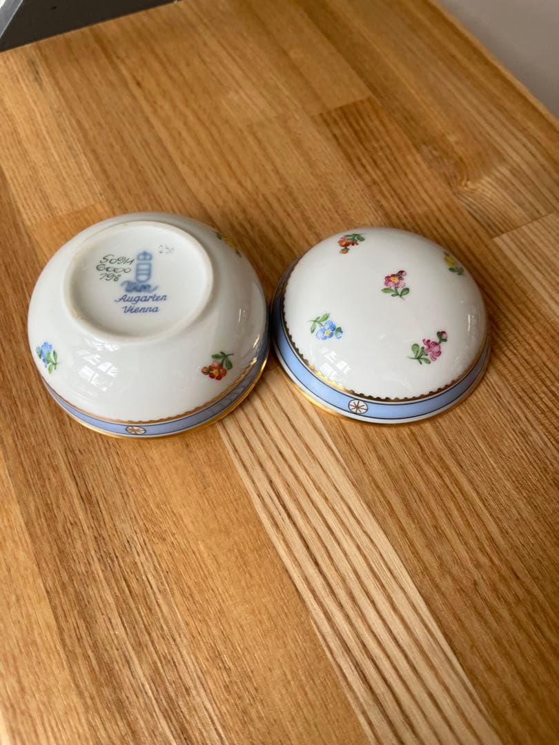 アウガルテン　ビーダーマイヤー　小物ケース　ボンボニエール