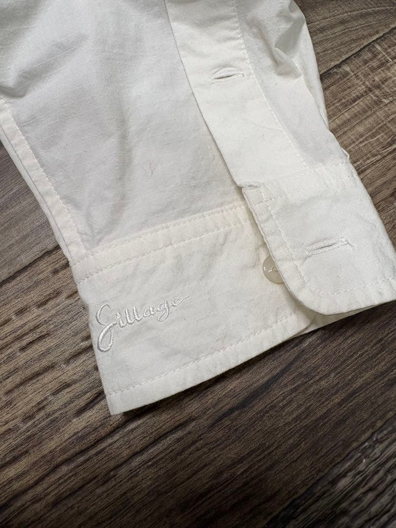 sillage リップストップ ナイロンコットンシャツ