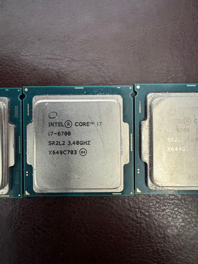 Core i7-6700 CPU 3.40GHz 　LGA1151　3個