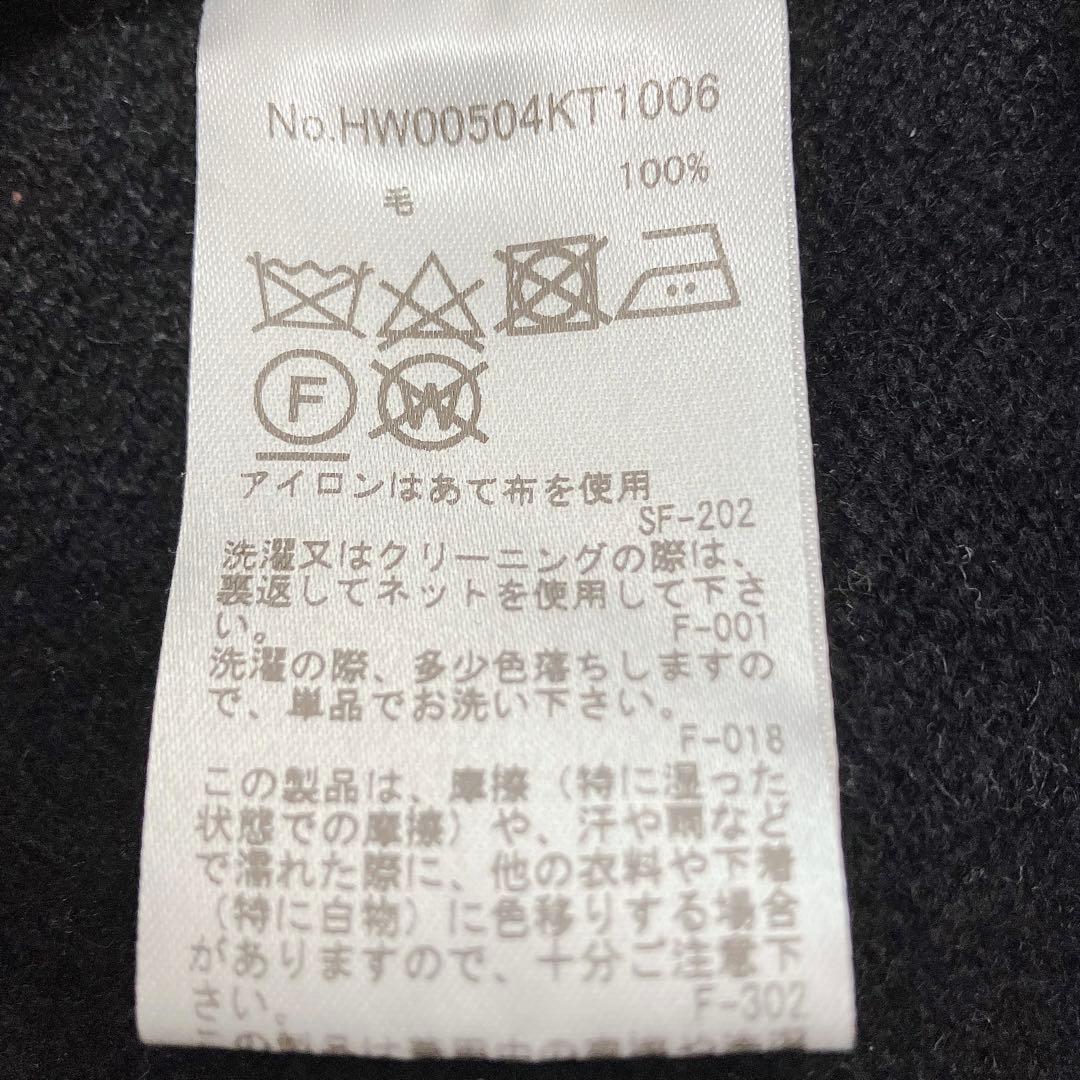 メゾンキツネ 22FW ベイビーフォックス パッチ レディース ニット ブラック