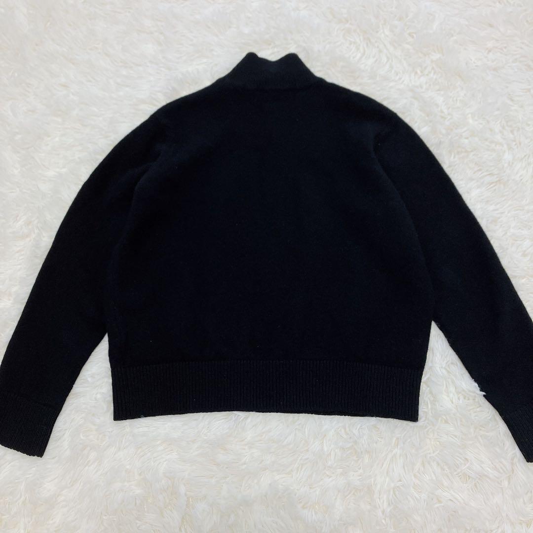 メゾンキツネ 22FW ベイビーフォックス パッチ レディース ニット ブラック