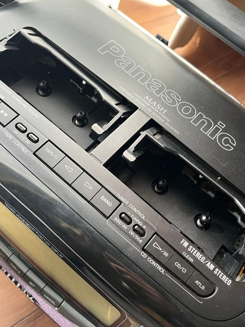【バブルラジカセ】Panasonic　CDダブルラジカセ　RX-DT901