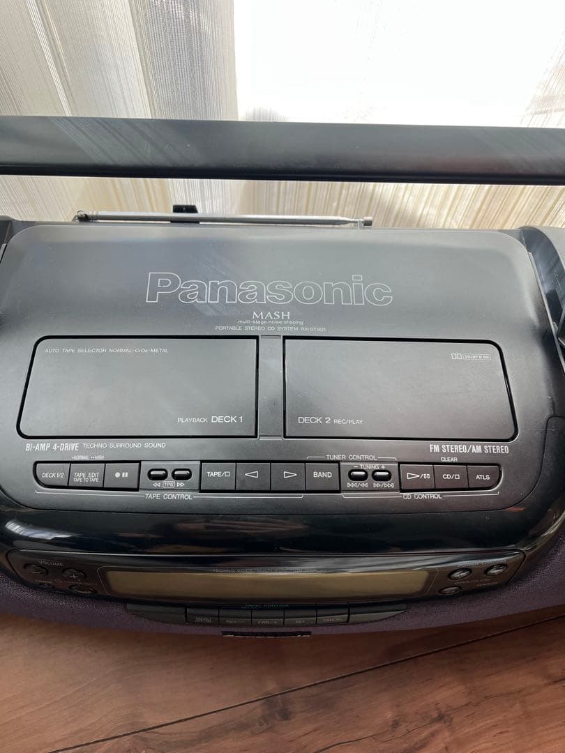 【バブルラジカセ】Panasonic　CDダブルラジカセ　RX-DT901