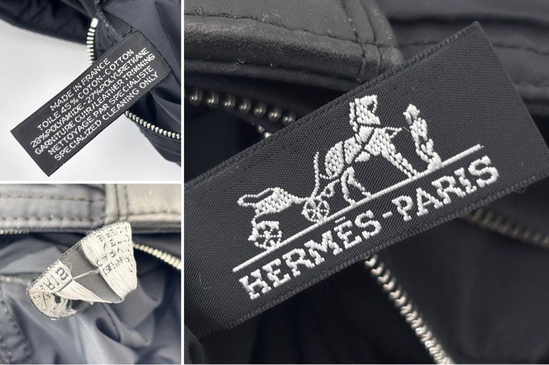 HERMES エルメス アカプルコ バンドリエール ショルダーバッグ ブラック