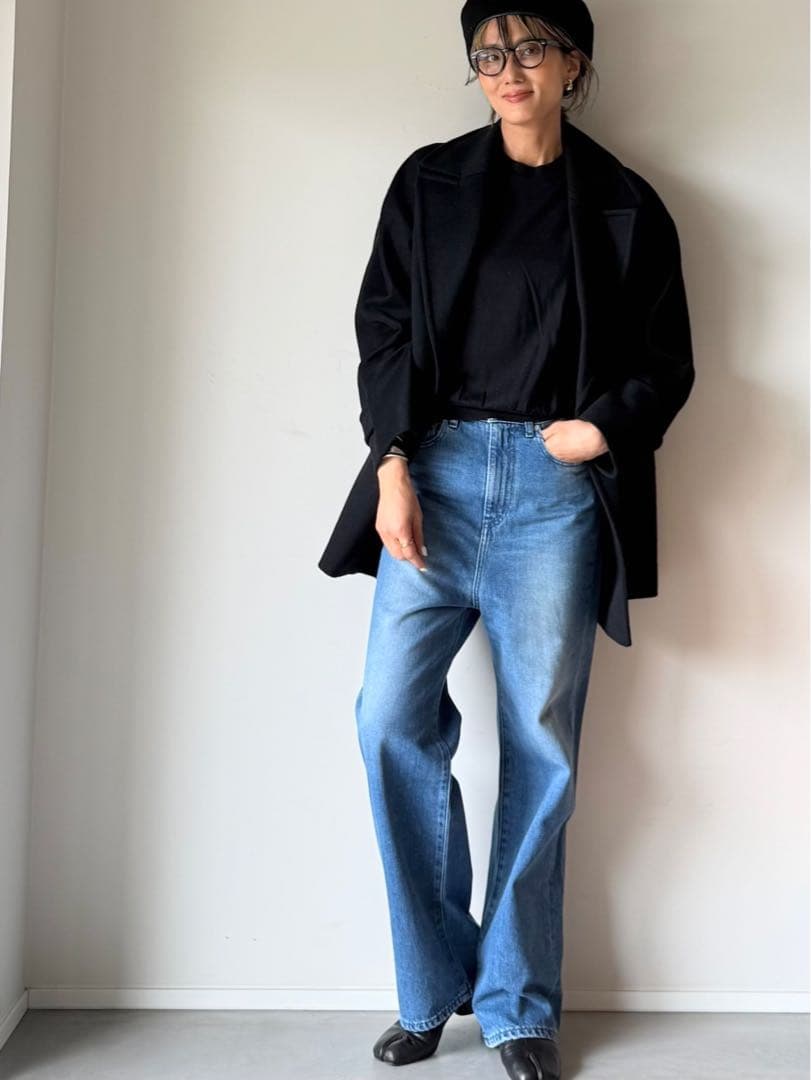 【新品タグ付】woadblue×坪田あさみ SALUU デニムパンツ24