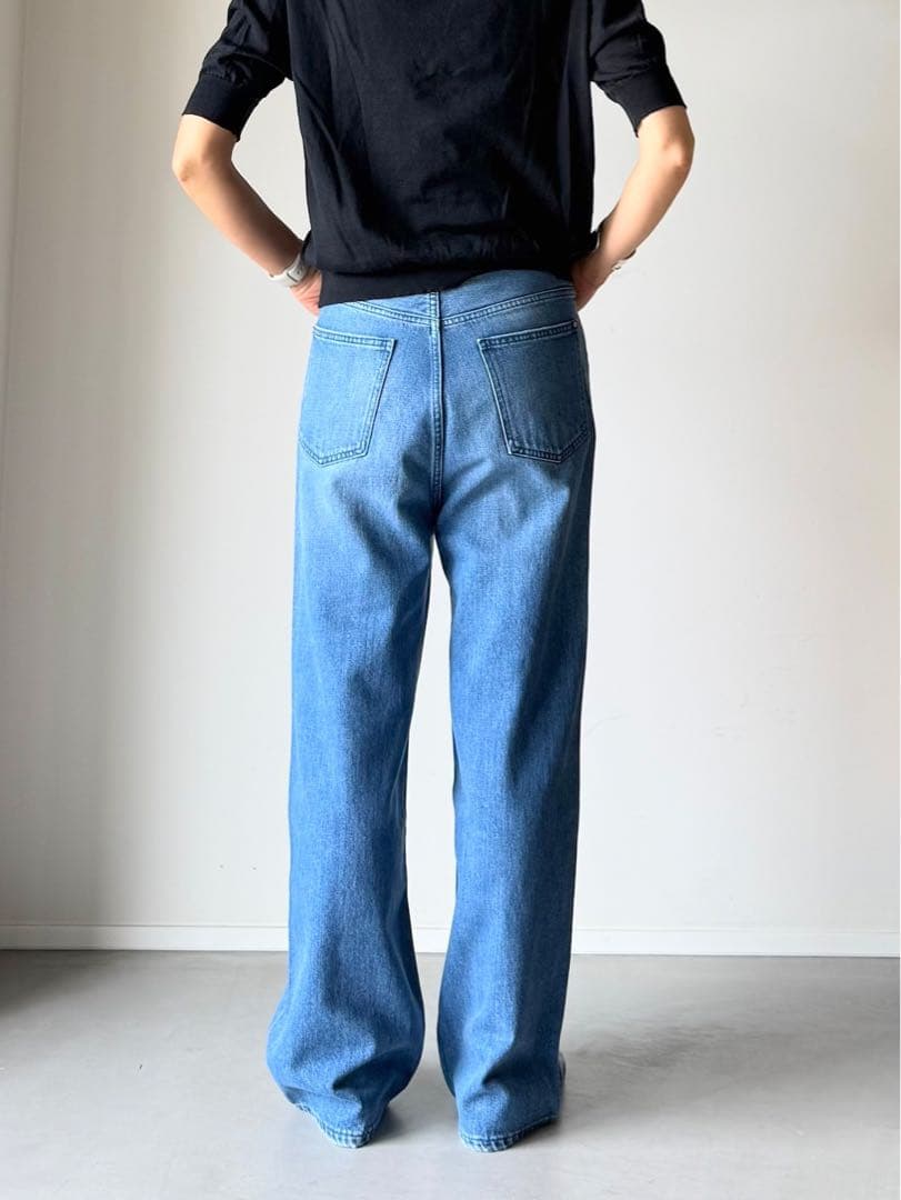 【新品タグ付】woadblue×坪田あさみ SALUU デニムパンツ24