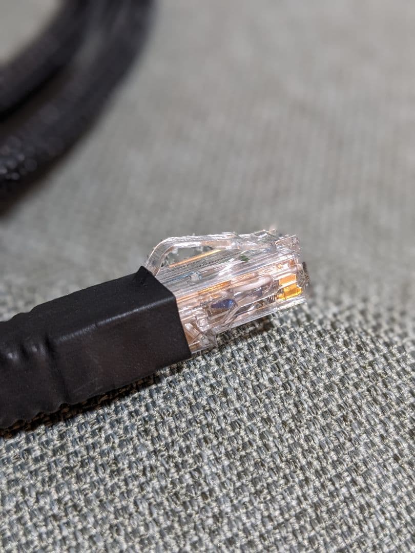 美品 SAEC サエク SLA-500 オーディオ用高品質LANケーブル1.8m