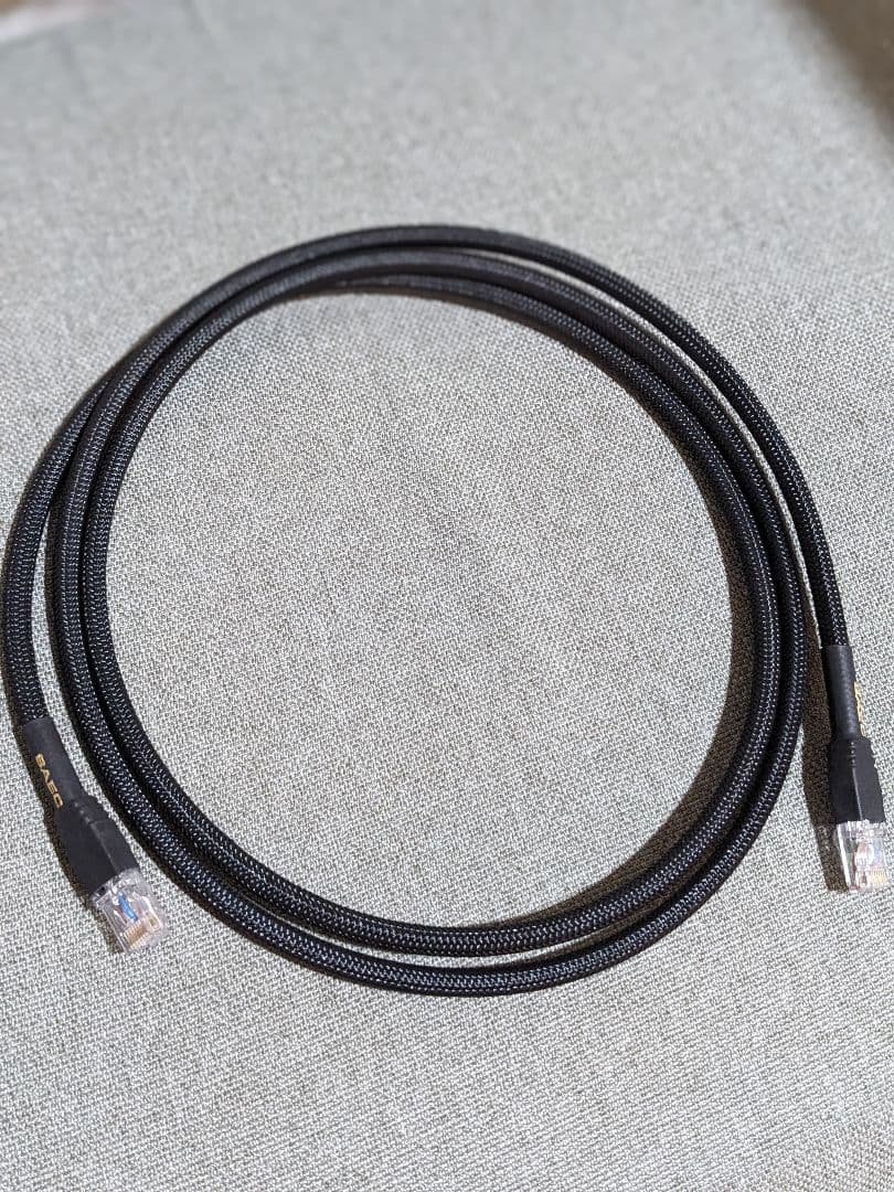 美品 SAEC サエク SLA-500 オーディオ用高品質LANケーブル1.8m