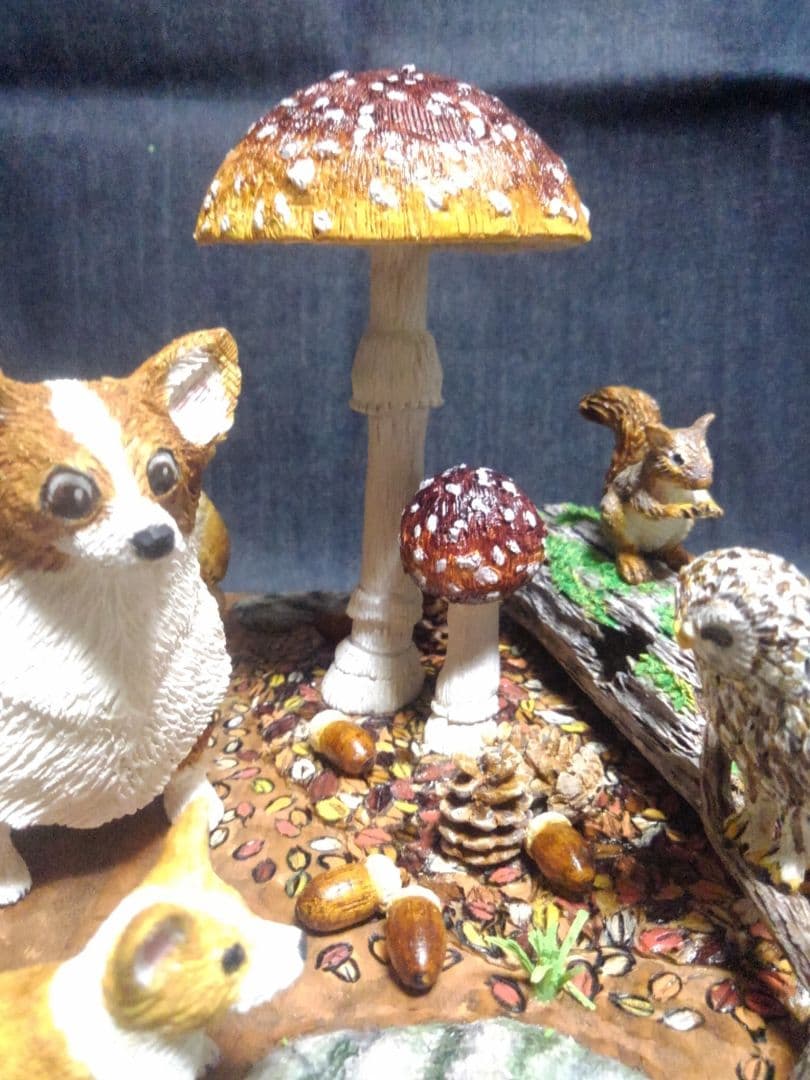 コーギーと森の仲間達