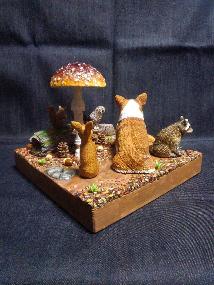 コーギーと森の仲間達