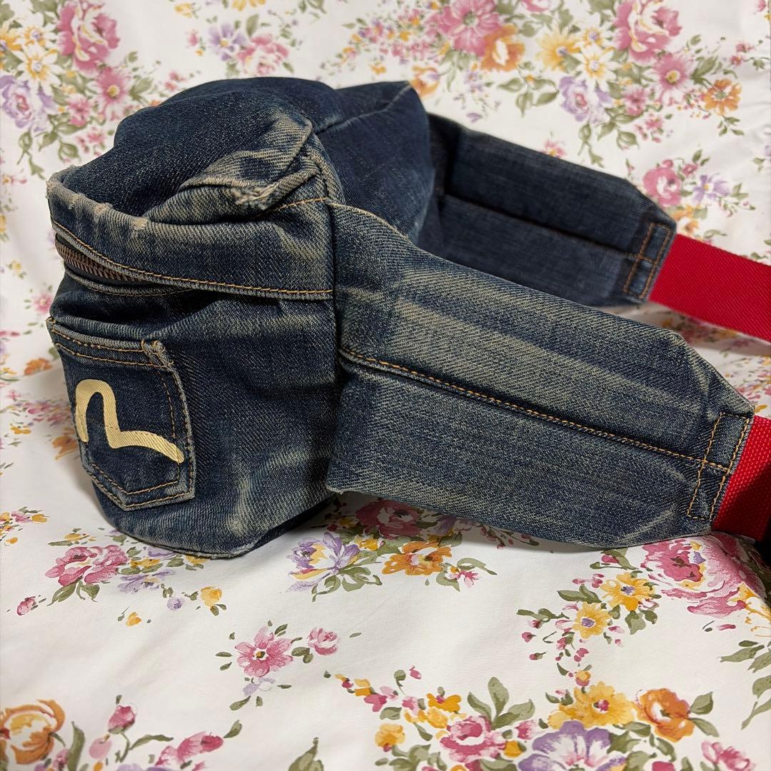 C*9様 EVISU ボディバック　希少エビスヤ赤タブ　かもめ　5ポケット　エヴ