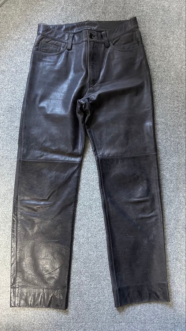 90's KENZO HOMME ケンゾーオム　レザーパンツ