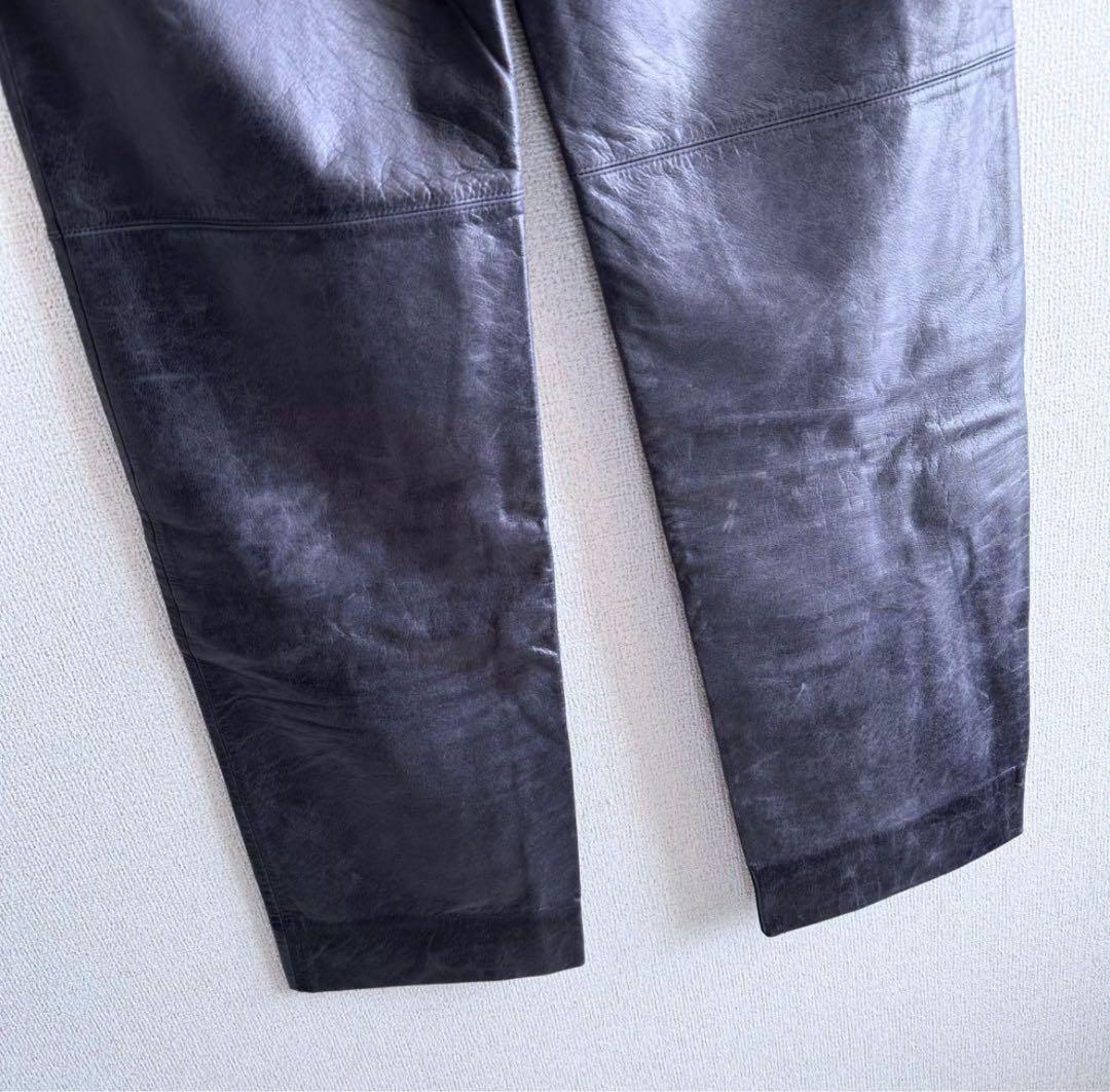 90's KENZO HOMME ケンゾーオム　レザーパンツ