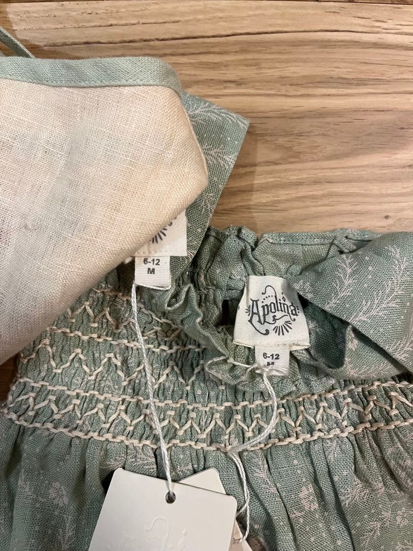 ロンパース・カバーオール Apolina Adina Romper & Joni Bonnet 6-12m