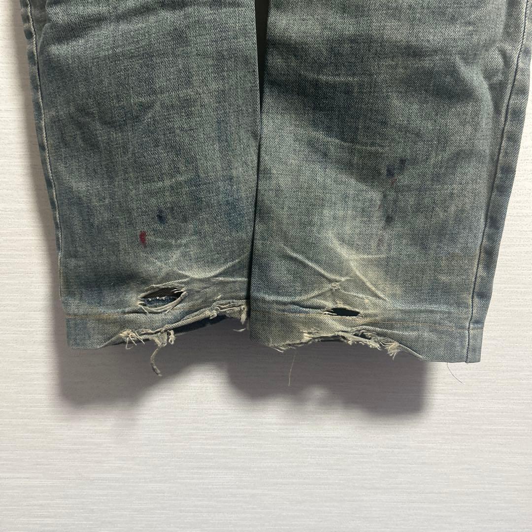 ドルチェ＆ガッバーナ　ダメージデニムパンツ