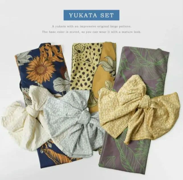 【新品未使用 / 試着のみ / 完売品】浴衣 帯 セット