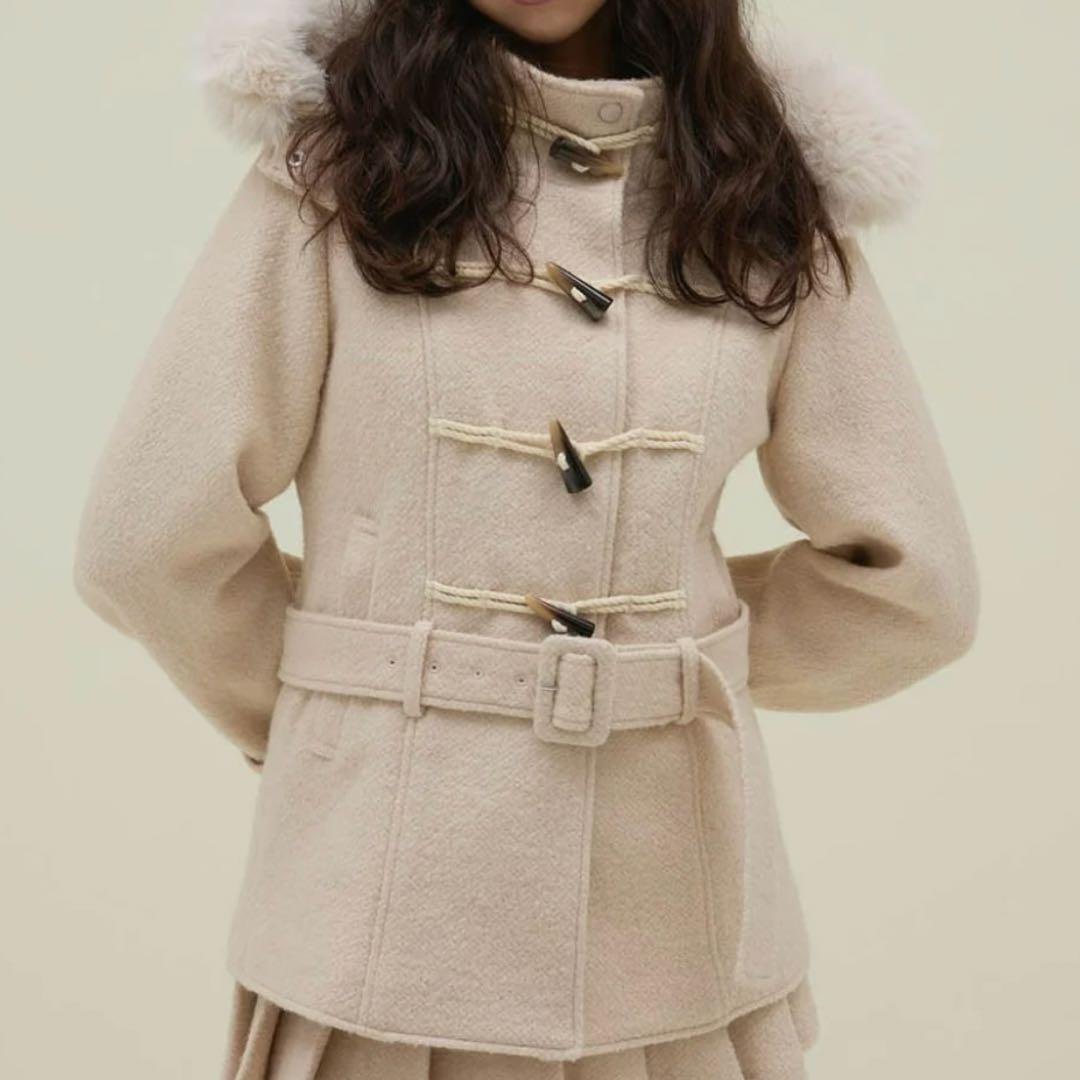 ジャケット・アウター andmary Nicole fur belt jacket