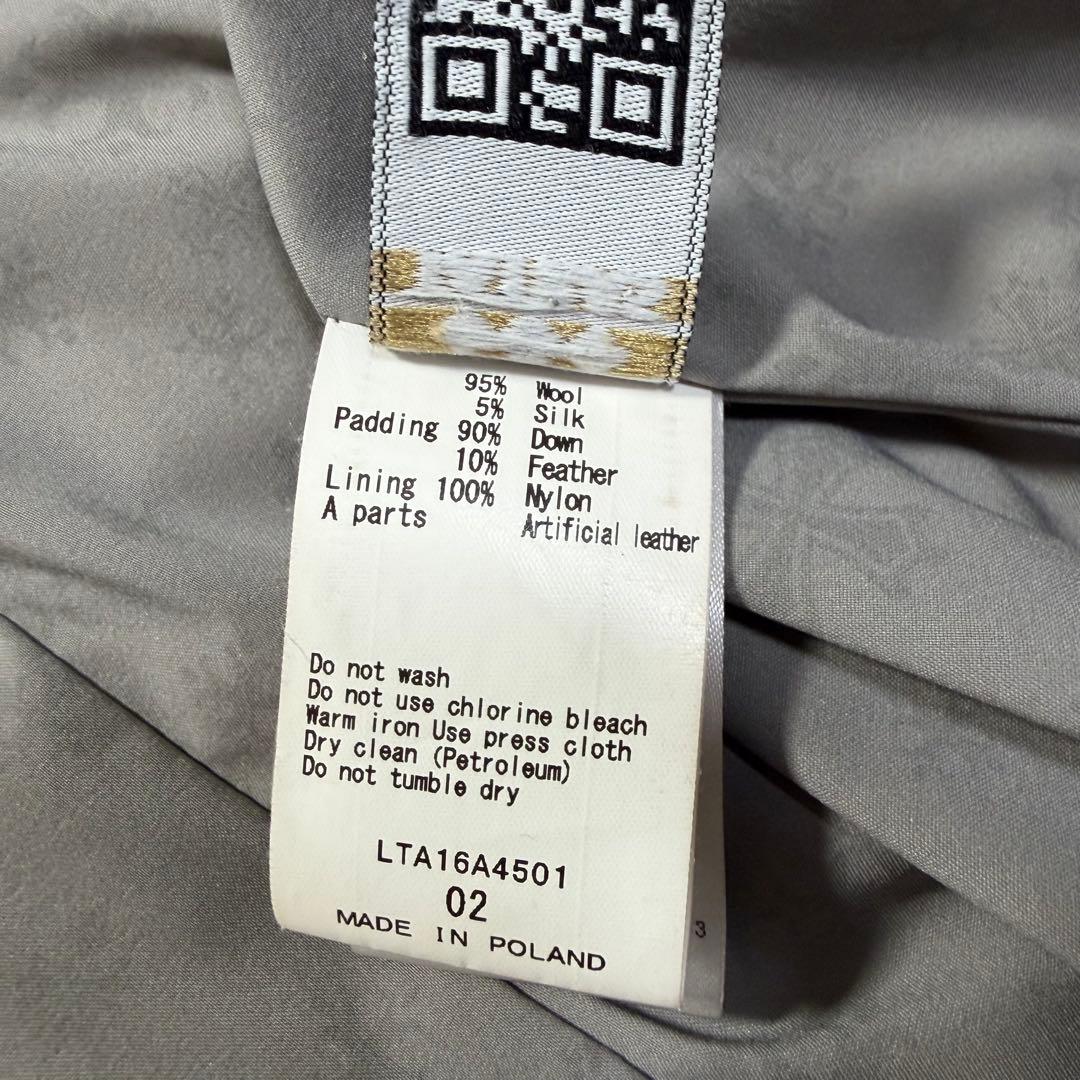 TATRAS MADDALENA Rライン ダウンコート ライトグレー M