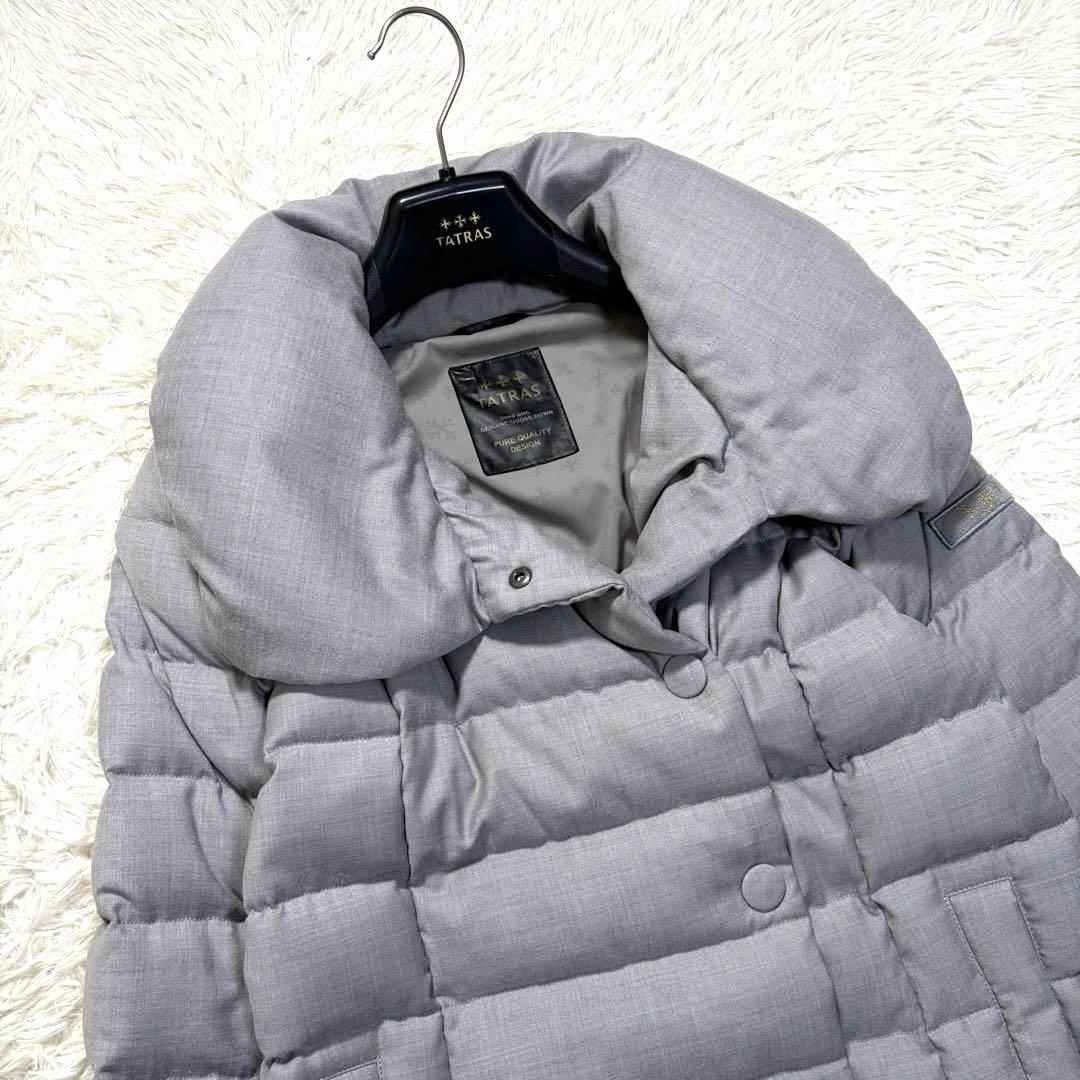 TATRAS MADDALENA Rライン ダウンコート ライトグレー M
