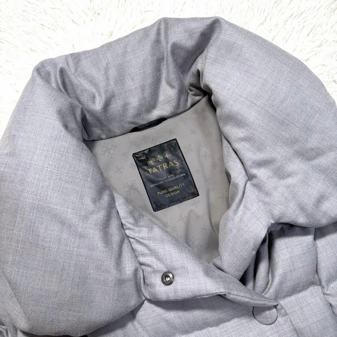 TATRAS MADDALENA Rライン ダウンコート ライトグレー M