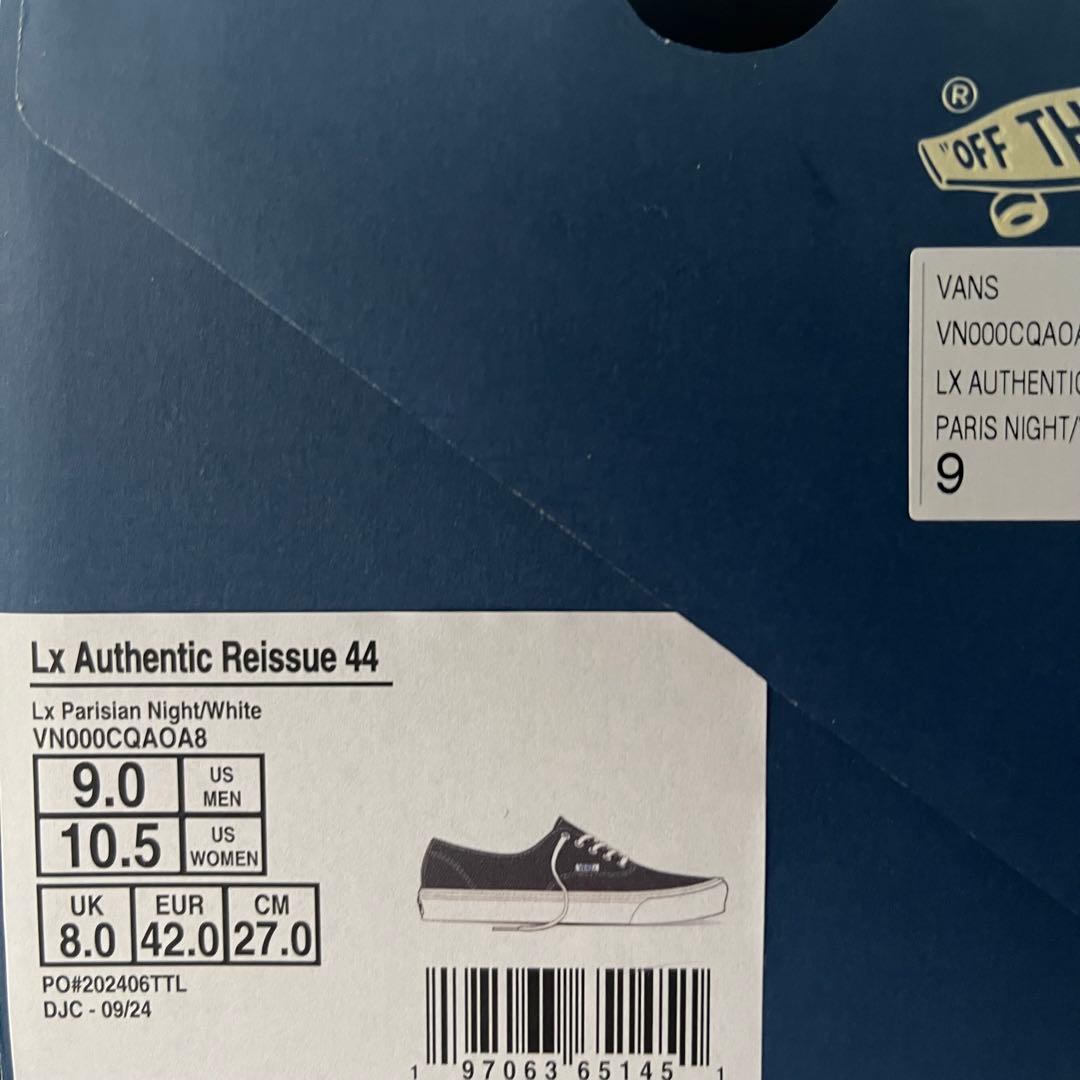 即発送 VANS PREMIUM AUTHENTIC REISSUE 44