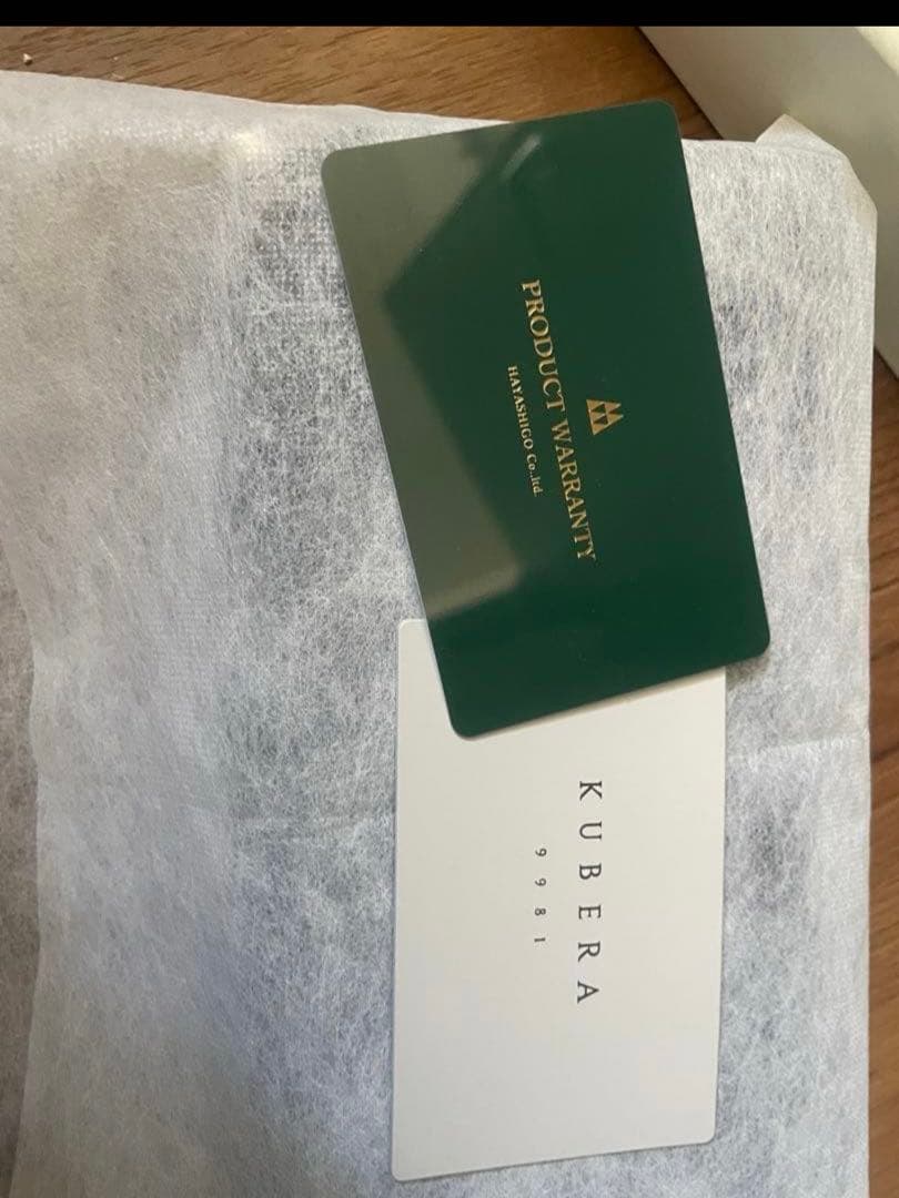 KUBERA kubera 長財布 ネイビー 鮫皮