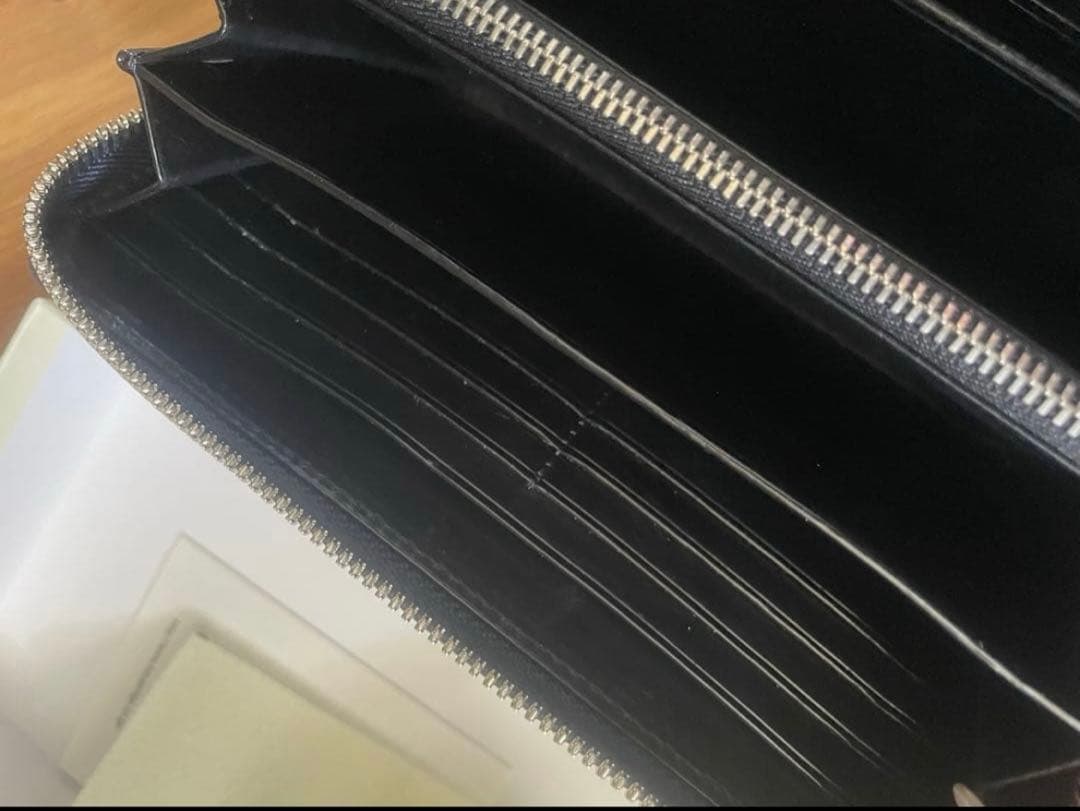 KUBERA kubera 長財布 ネイビー 鮫皮