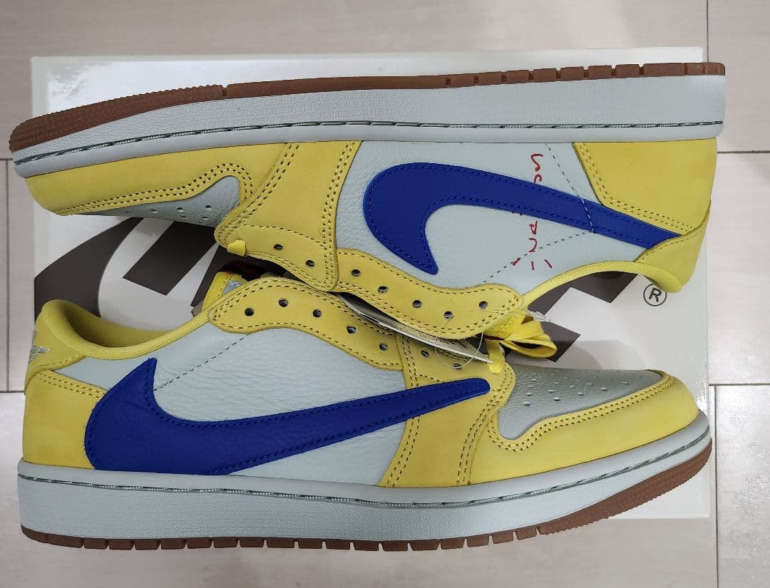 Travis Scott × NIKE AIR JORDAN 1 Canary