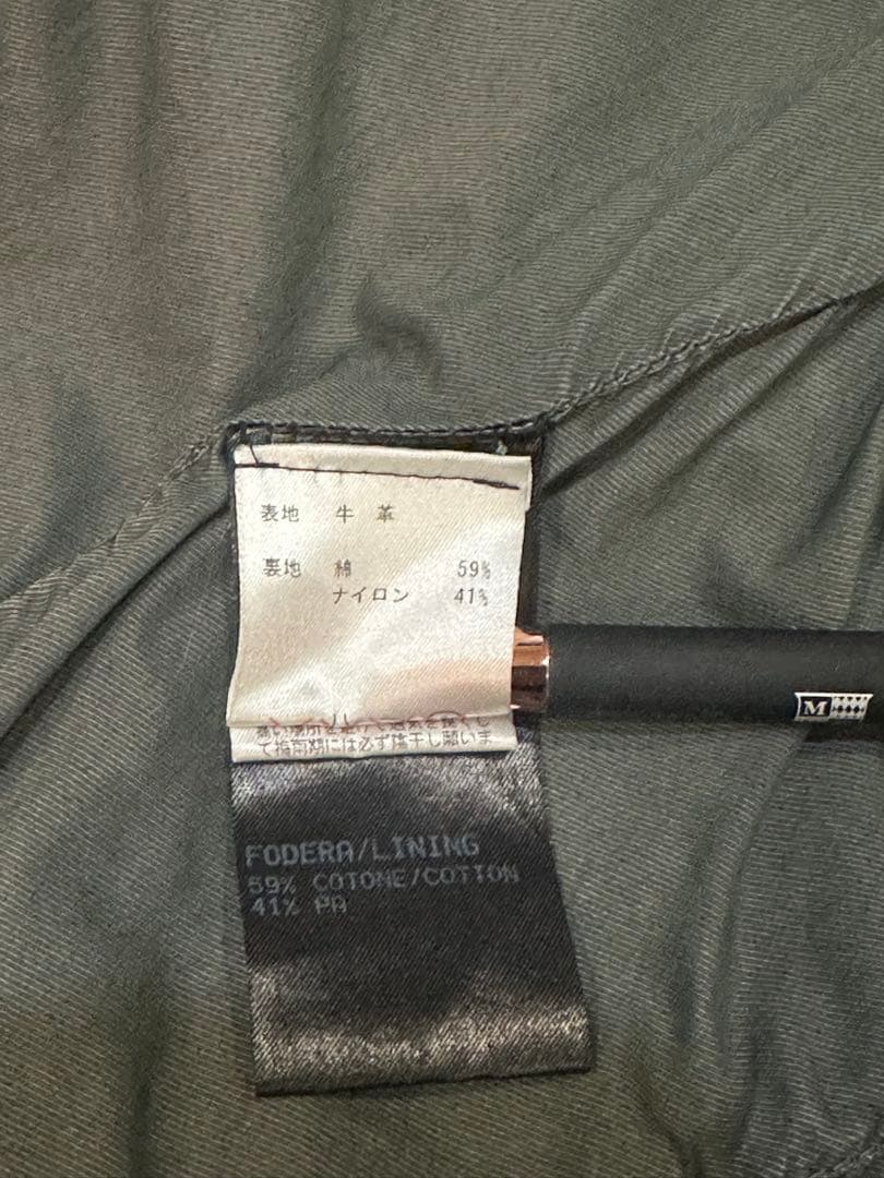 黒 レザージャケット シングルブレスト