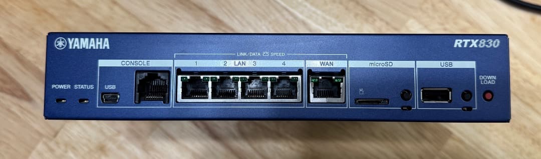 〔FW最新化済・IPアドレス設定発送可〕YAMAHA RTX830ルーター
