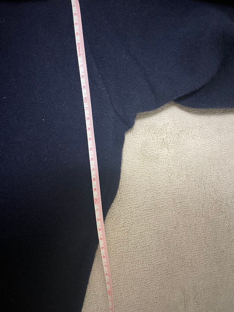 国内正規品！モンクレール フラグメント　パーカー ネイビー　S ウール　カシミヤ