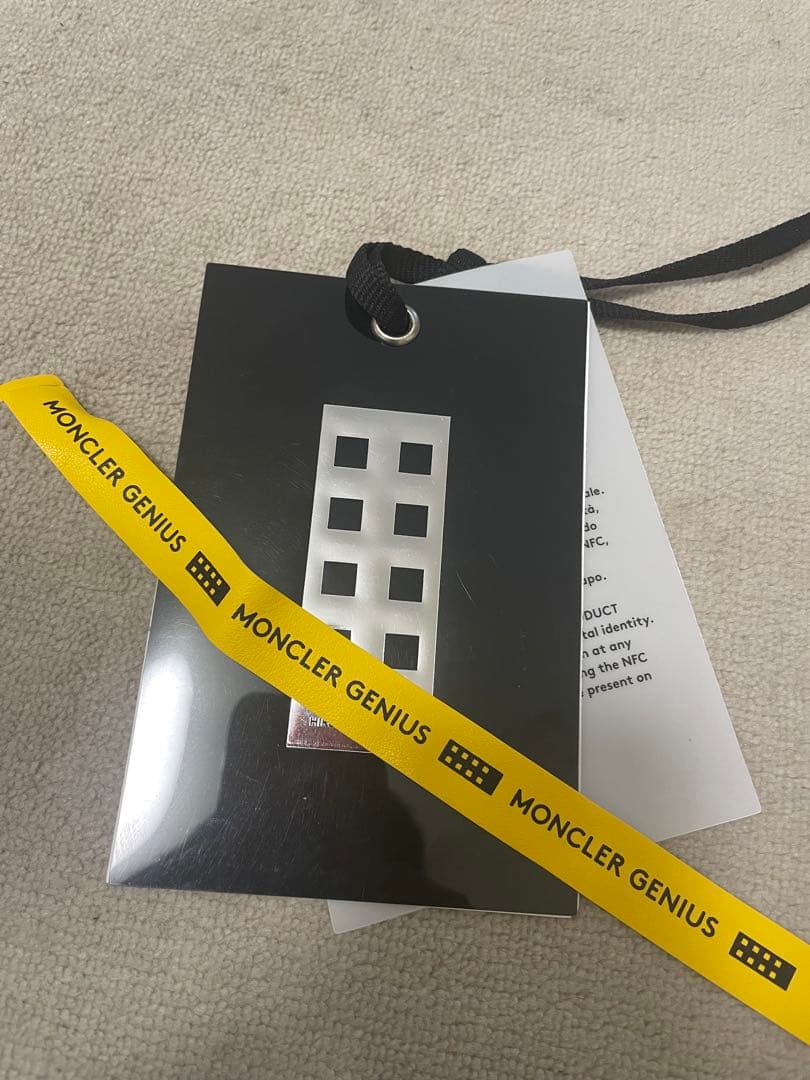 国内正規品！モンクレール フラグメント　パーカー ネイビー　S ウール　カシミヤ